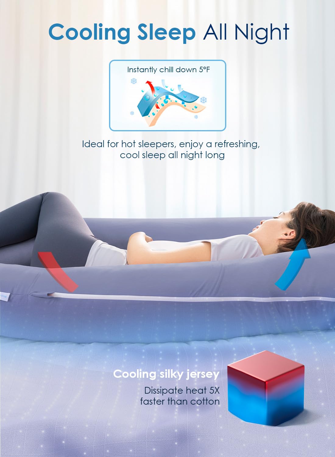 Classic U-Shaped Maternity Pillow