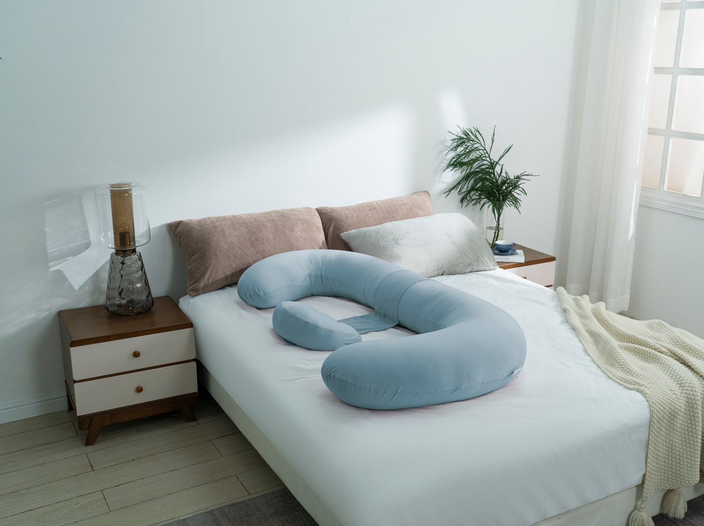 Classic E-Shaped Maternity Pillow