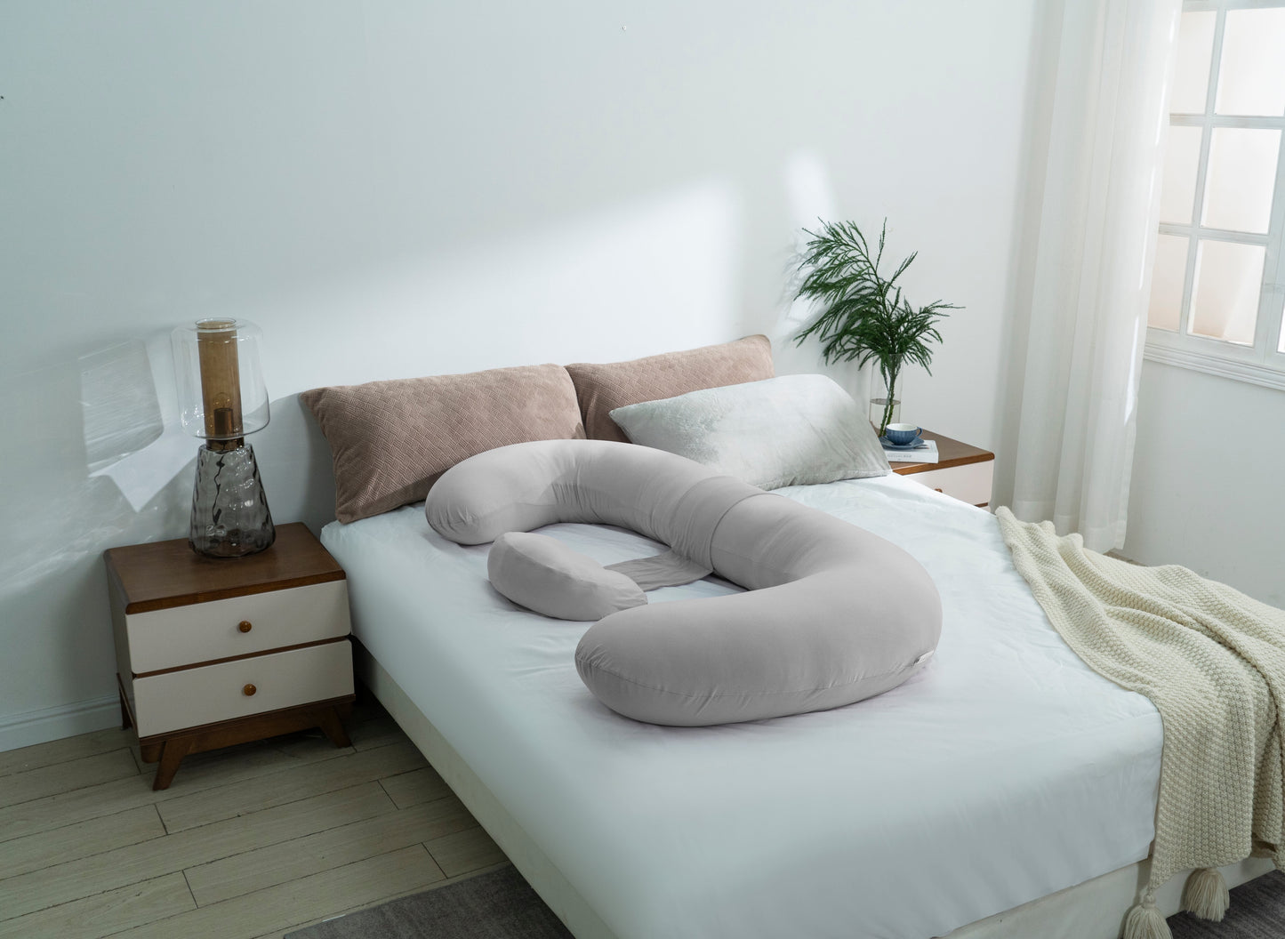 Classic E-Shaped Maternity Pillow