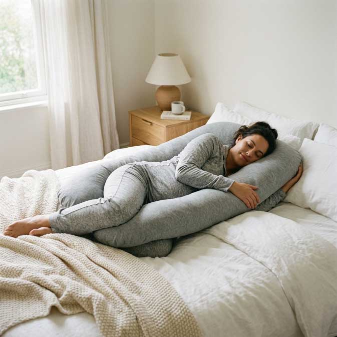 U-shaped vs C-shaped body pillow comparison guide for better sleep support