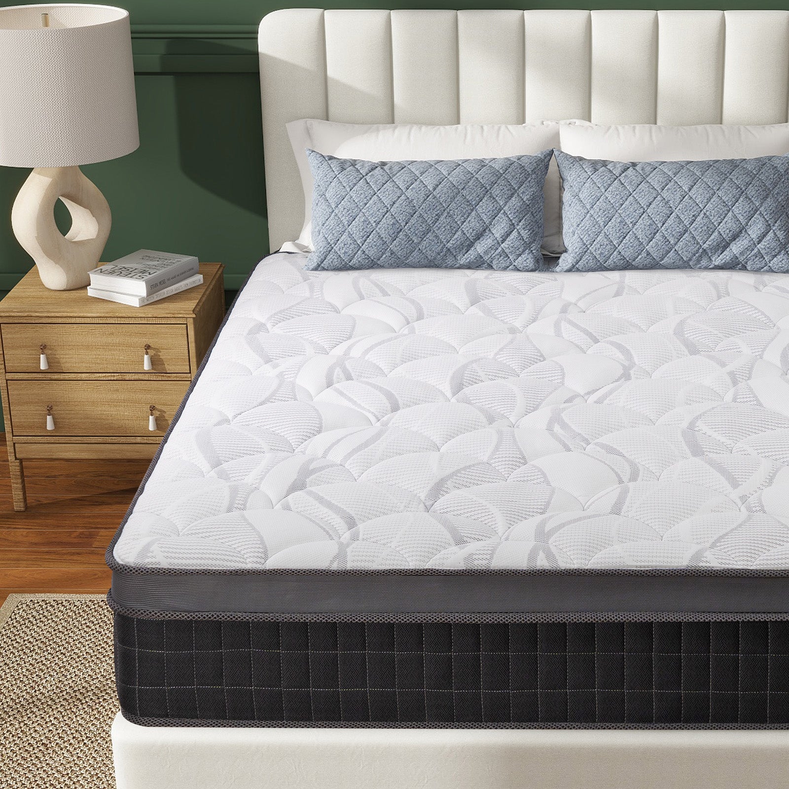Queen Rose 10-Inch Hybrid Mattress – Petal Dream
