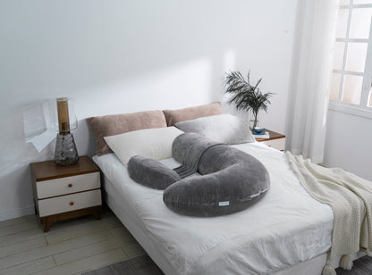 Classic F-Shaped Maternity Pillow